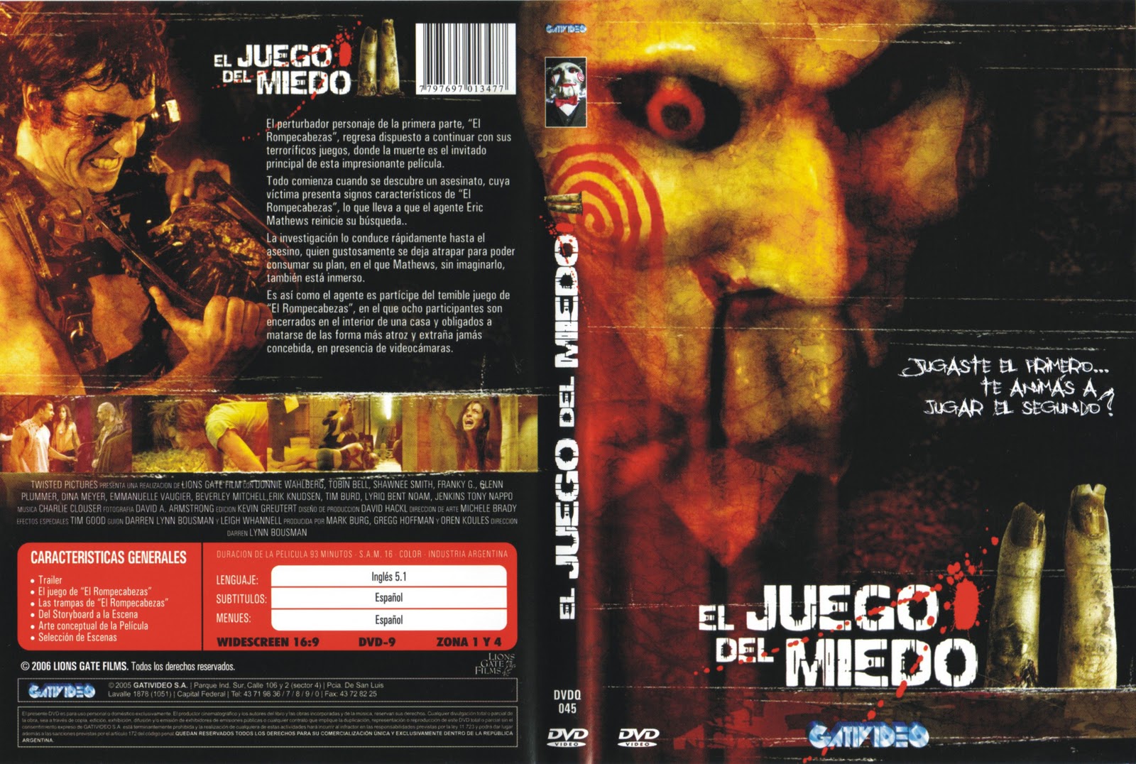 Juego Macabro 7 Pelicula Completa : Saw Juegos Macabros 1 2 3 4 5 6 7 DVDRip Latino